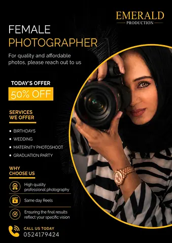 Female photographer