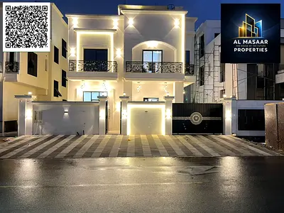 للبيع فيلا 6 غرف ماستر و رووف شامل المكيفات - تقسيمات داخلية واسعة جدا وتشطيبات فندقية