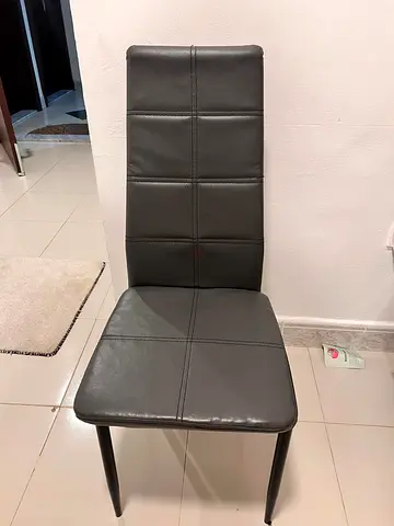 6 seater dining set: Modern Grey color