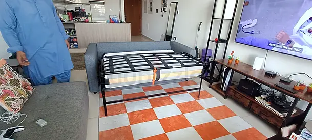 Ikea vimle two seater sofa bed with mattress