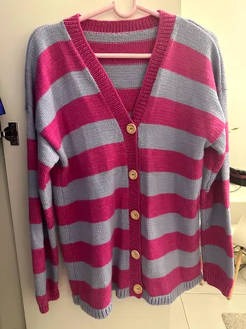 Handmade stripy jacket