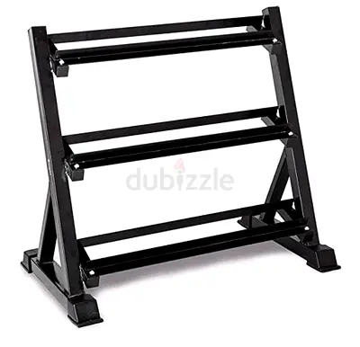 3-Tier Dumbbell Rack — Heavy Duty Weight Storage