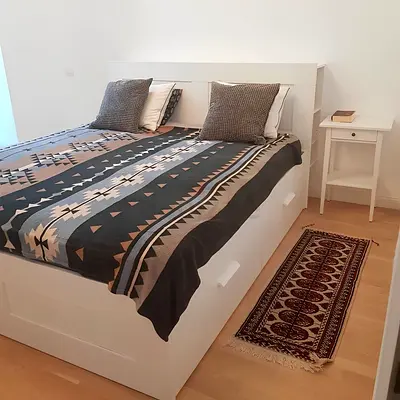 IKEA Malm Queen size bed frame with mattress - good condition
