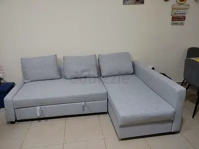 Ikea sofa cumbed brand new never used with big storage space L shape