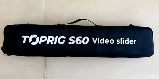 TOPRIG S60 Video Slider with Carry Case - Lightweight 60cm