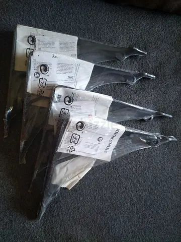 Ikea Krokshult L-Brackey for Shelf set of 4