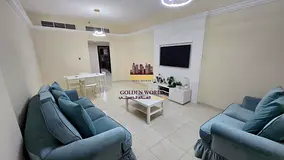 2BR furnished apartment in Al Majaz 2, Sharjah. Panoramic view, balcony in kitchen, nice finishing,