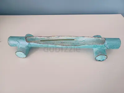 Handmade Turquoise Driftwood-Style Decorative Centerpiece