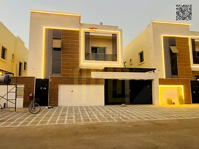 A villa in Al Bahia, two floors, 5 rooms, a sitting room and a hall, directly from the owner, personal finishing on a main street near all services, f