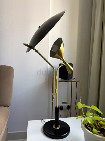 Modern Black  Brass Adjustable Desk Lamp