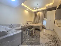 A fully furnished studio apartment in Princess Village, a modern residential development in Ajman
