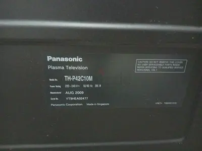 Panasonic 42 Plasma TV TH-P42C10M - Good Working Condition