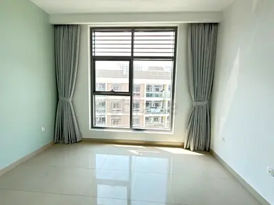 Light Grey Floor-to-Ceiling Curtains with Tiebacks - Pair