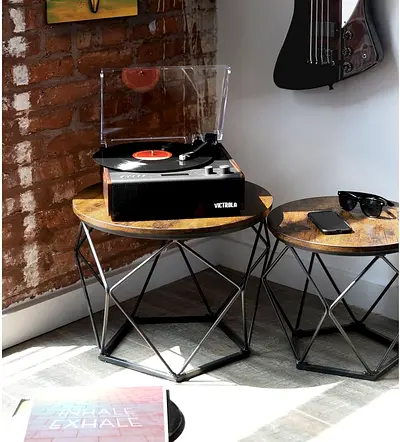 Victrola Eastwood Signature Bluetooth Turntable Record Player, Wireless, Wired