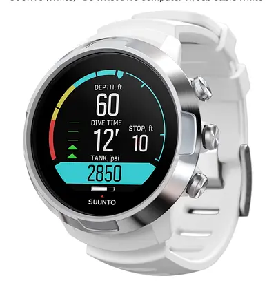Suunto Dive Computer / Wristwatch - 100m Water Resistant, Wireless Tank Pressure, Digital Compass