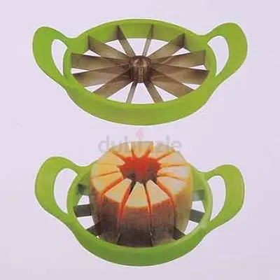 Handheld Fruit Slicer/Apple Corer - 8‑Slice Compact Cutter