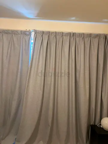 Fabric, machine washable, blackout curtains
