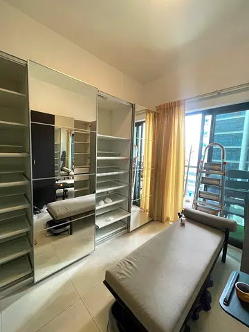Sliding Mirror Shoe Cabinet