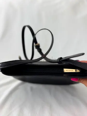 Black Michael Kors Slim Crossbody Bag - perfect condition
