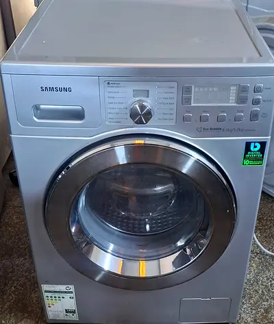 Samsung Front Load Washer Dryer Combo - 8kg Silver, Working