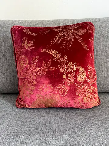 Etro Velvet Designer Pillow 40x40 cm
