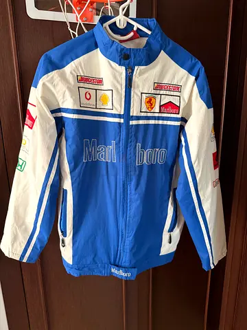 Vintage Racing Style Ferrari Marlboro Jacket – Size XXL Fits M