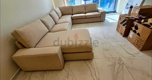 Brand new condition IKEA kivik ushape sofa beige brand new condition
