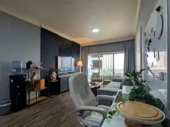 Furnished Balcony Sea-View One Bedroom Apartment Monthly Rental on Ajman Corniche Beach Zone