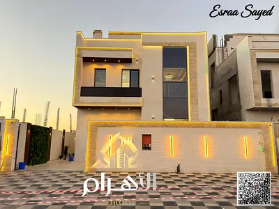 Villa for sale, custom finished with a roof terrace, including water and electricity connections and registration fees, at a bargain price, negotiable