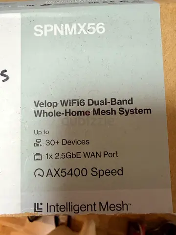 Linksys Velop AX5400 Dual-Band Whole-Home Mesh Router (SPNM X56) - New/Boxed