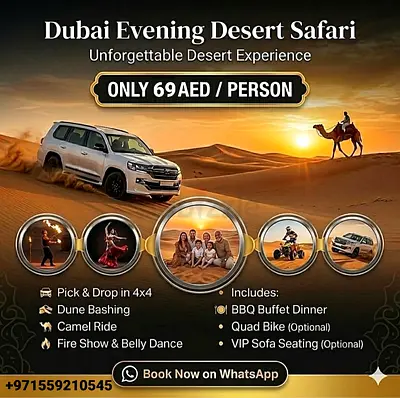 Desert safari dubai special offer