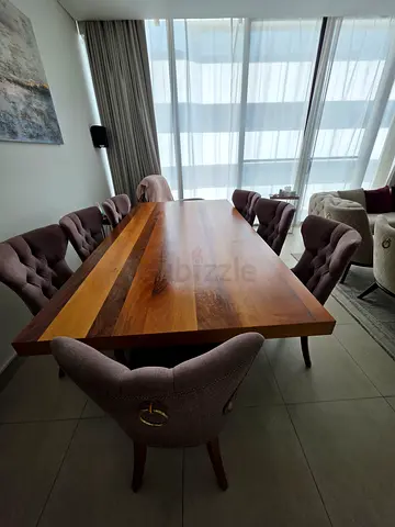 Dining table with 8 chairs