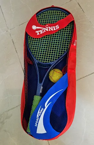 Beginner Tennis Racket Set with Cover and Ball - new