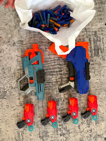 Nerf / X-Shot Blaster Bundle with Darts