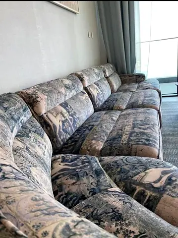 Marina home Corner Original sofa Sumo 5-Seater Sectional Sofa - Multicolor Fabric