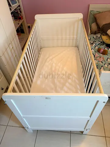 Mothercare cot bed with mattress