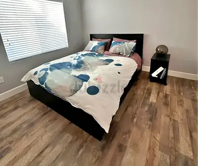 Ikea Queen size bed with mattress available in perfect condition