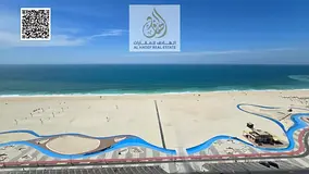 2 Bedroom Apartment for Annual Rent | Full Sea View | Free A/C &amp; Parking | Gym, Pool, Sauna &amp