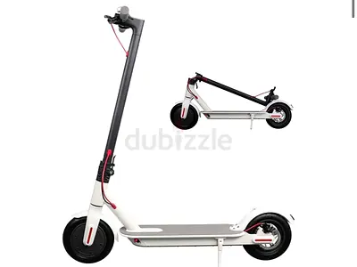 Electric Scooter - Foldable Adult Commuter Scooter (White)