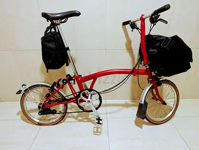For sale: Brompton C Line – Red – 4,000 AED