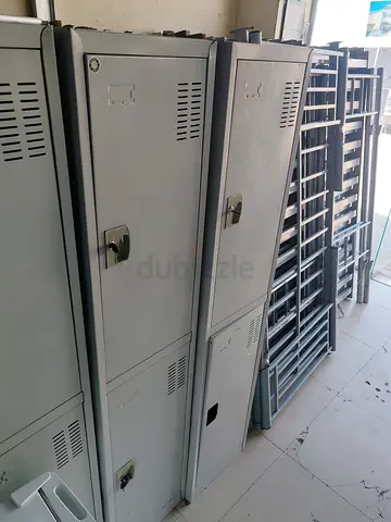 Set of Metal Storage Lockers / Industrial Staff Lockers - Good Condition