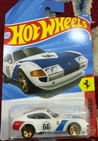 Hot Wheels Ferrari 512 BB Competizione #66 - Brand New in Pack