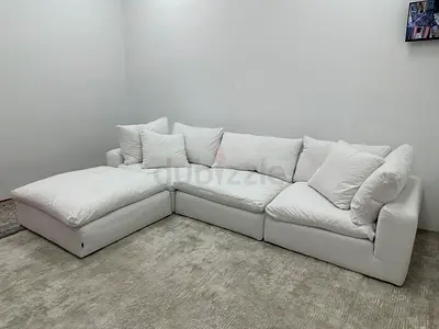Marina home luscious sofa with footstool