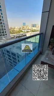 One-bedroom apartment for annual rent in City Towers, Al Nuaimiya 3, Ajman. Prime location with open