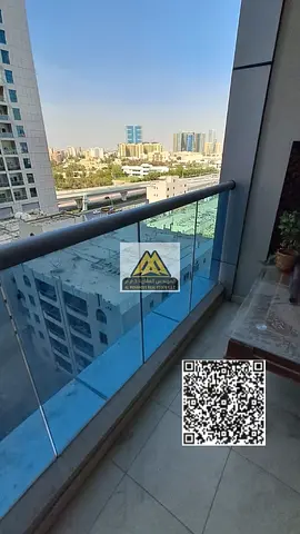 One-bedroom apartment for annual rent in City Towers, Al Nuaimiya 3, Ajman. Prime location with open views, ideal for families and close to all amenit