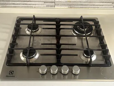 Electrolux 4-Burner Stainless Steel Gas Hob - Good Working Condition