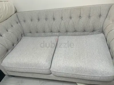 Take all in one go - sofa, 2 seater dining set, ottoman. Today 10 May between 1pm and 3pm only. Free