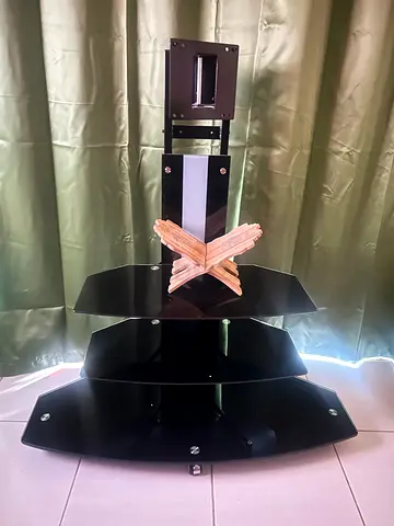 TV stand with shelf