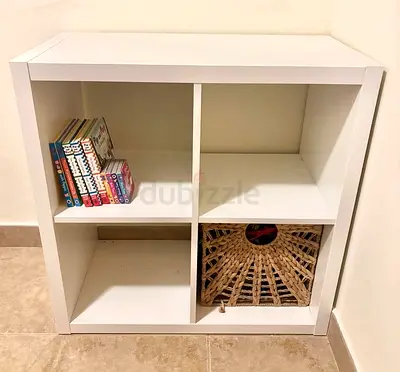 Ikea Kallax 4 boxes bookshelf shelving