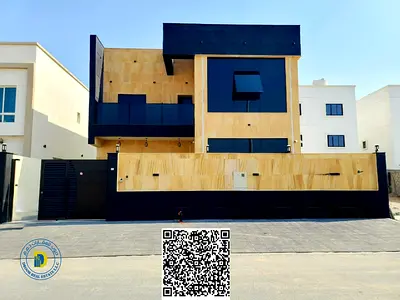 Great price: modern 5BR villa in Al Zahiyah, including registration fees, electricity, and water. Freehold . Bank financing.